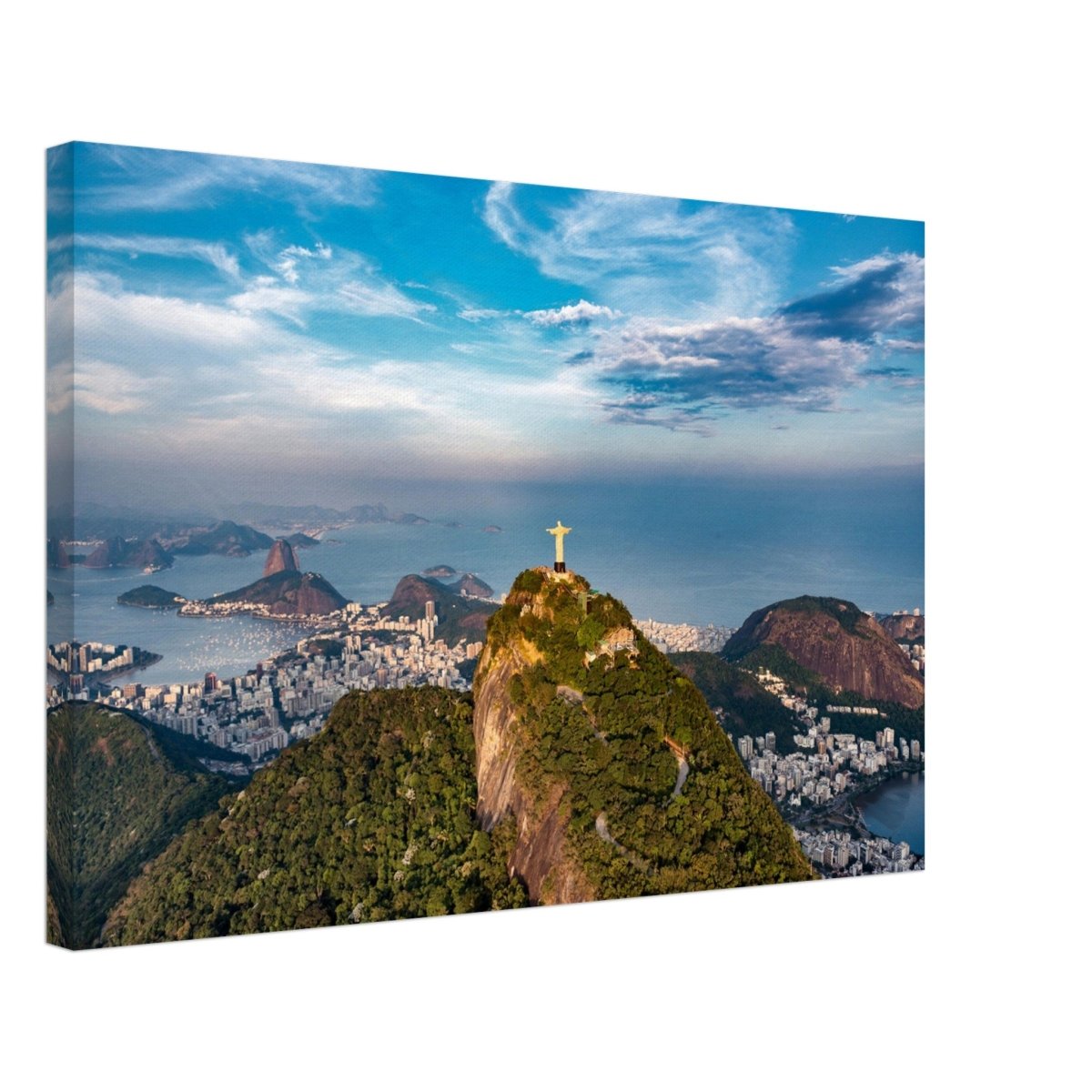Christ the Redeemer – Guardian of Rio | Wall art print - 40x60 cm / 16x24″ - Canvas - 