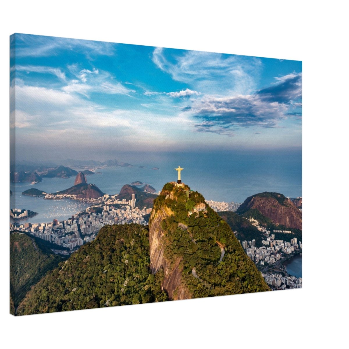 Christ the Redeemer – Guardian of Rio | Wall art print - 70x100 cm / 28x40″ - Canvas - 