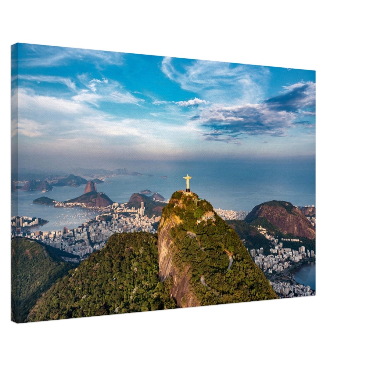 Christ the Redeemer – Guardian of Rio | Wall art print - 60x90 cm / 24x36″ - Canvas - 