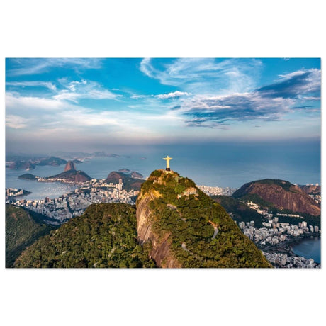 Christ the Redeemer – Guardian of Rio | Wall art print - 40x60 cm / 16x24″ - Aluminum Print - 