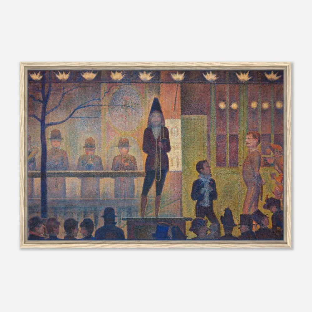 Circus Sideshow by Georges Seurat | Vintage wall art print - Acrylic Print - 30x45 cm / 12x18″ - 