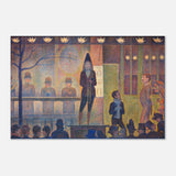 Circus Sideshow by Georges Seurat | Vintage wall art print - Aluminum Print - 30x45 cm / 12x18″ - 