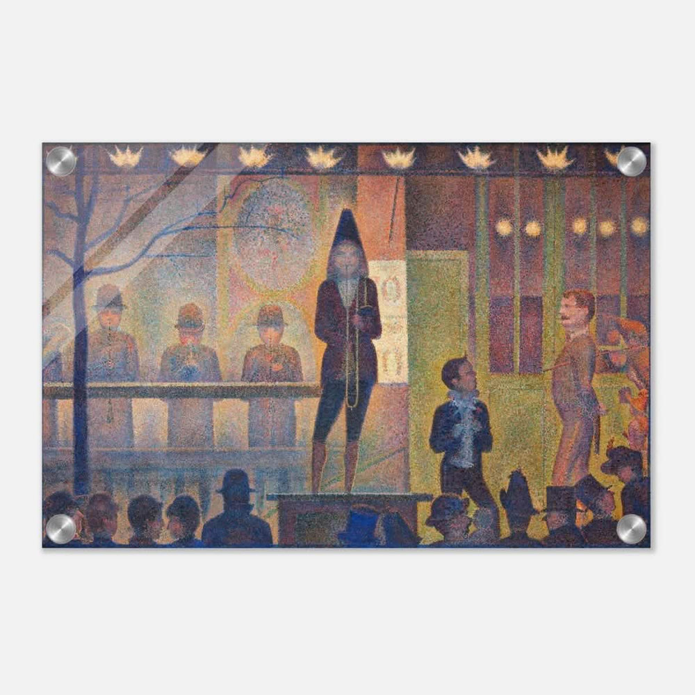 Circus Sideshow by Georges Seurat | Vintage wall art print - Acrylic Print - 30x45 cm / 12x18″ - 