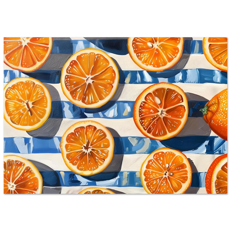 “Citrus Splash” | Wall Art Print - Fine Art Poster - 70x100 cm / 28x40″ - 