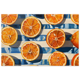 “Citrus Splash” | Wall Art Print - Wood Prints - 60x90 cm / 24x36″ - 