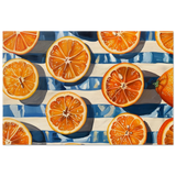 “Citrus Splash” | Wall Art Print - Wood Prints - 40x60 cm / 16x24″ - 