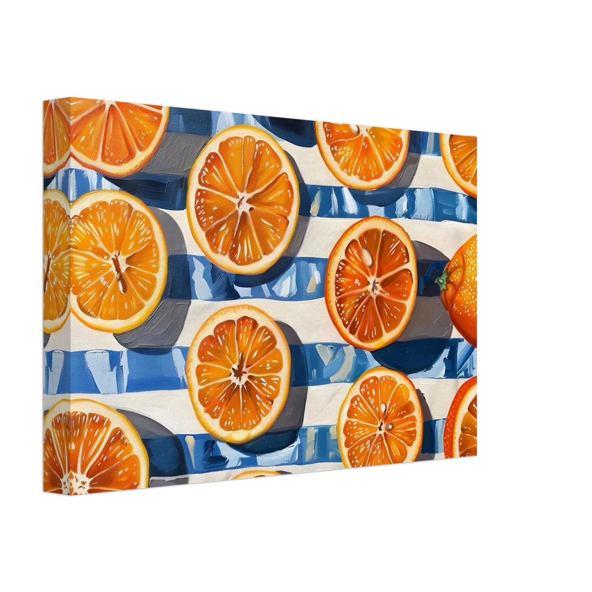 “Citrus Splash” | Wall Art Print - Canvas - 20x30 cm / 8x12″ - 