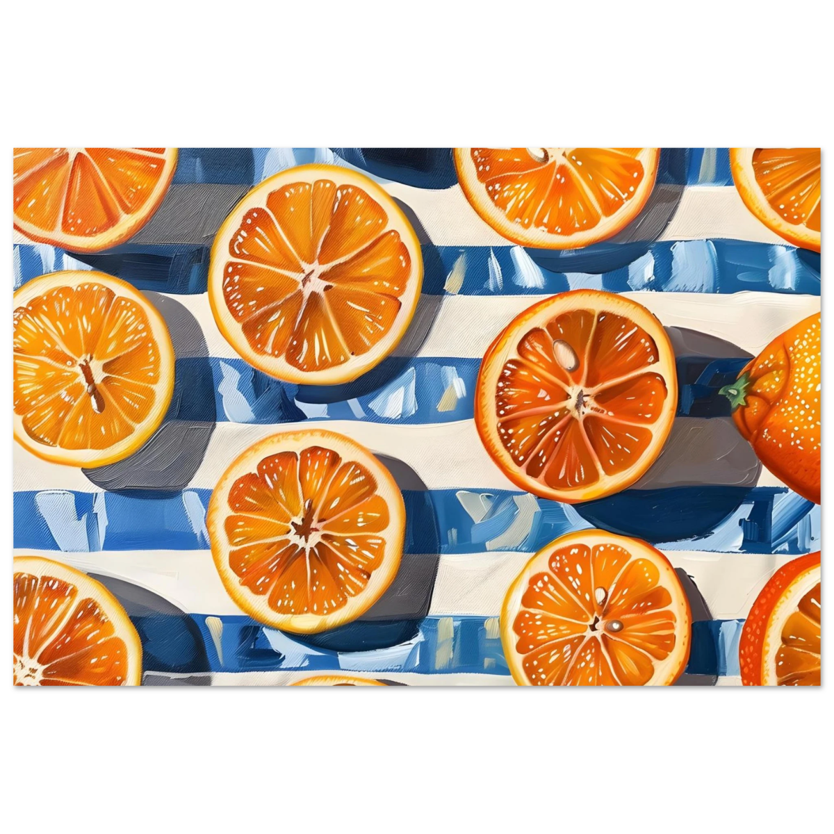 “Citrus Splash” | Wall Art Print - Fine Art Poster - 30x45 cm / 12x18″ - 