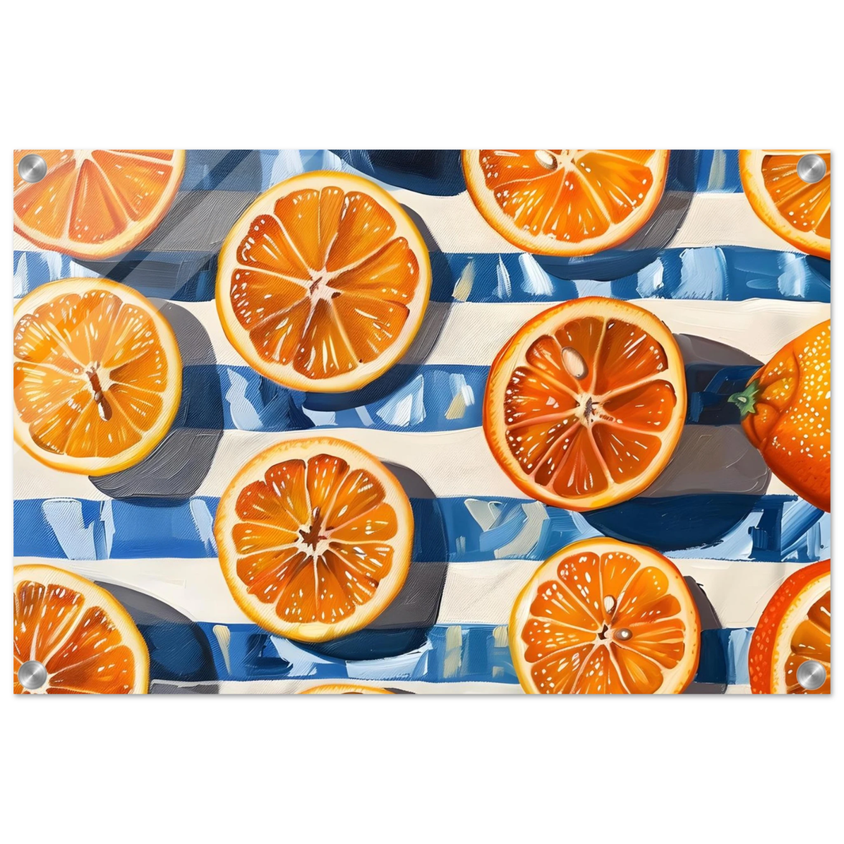 “Citrus Splash” | Wall Art Print - Acrylic Print - 40x60 cm / 16x24″ - 