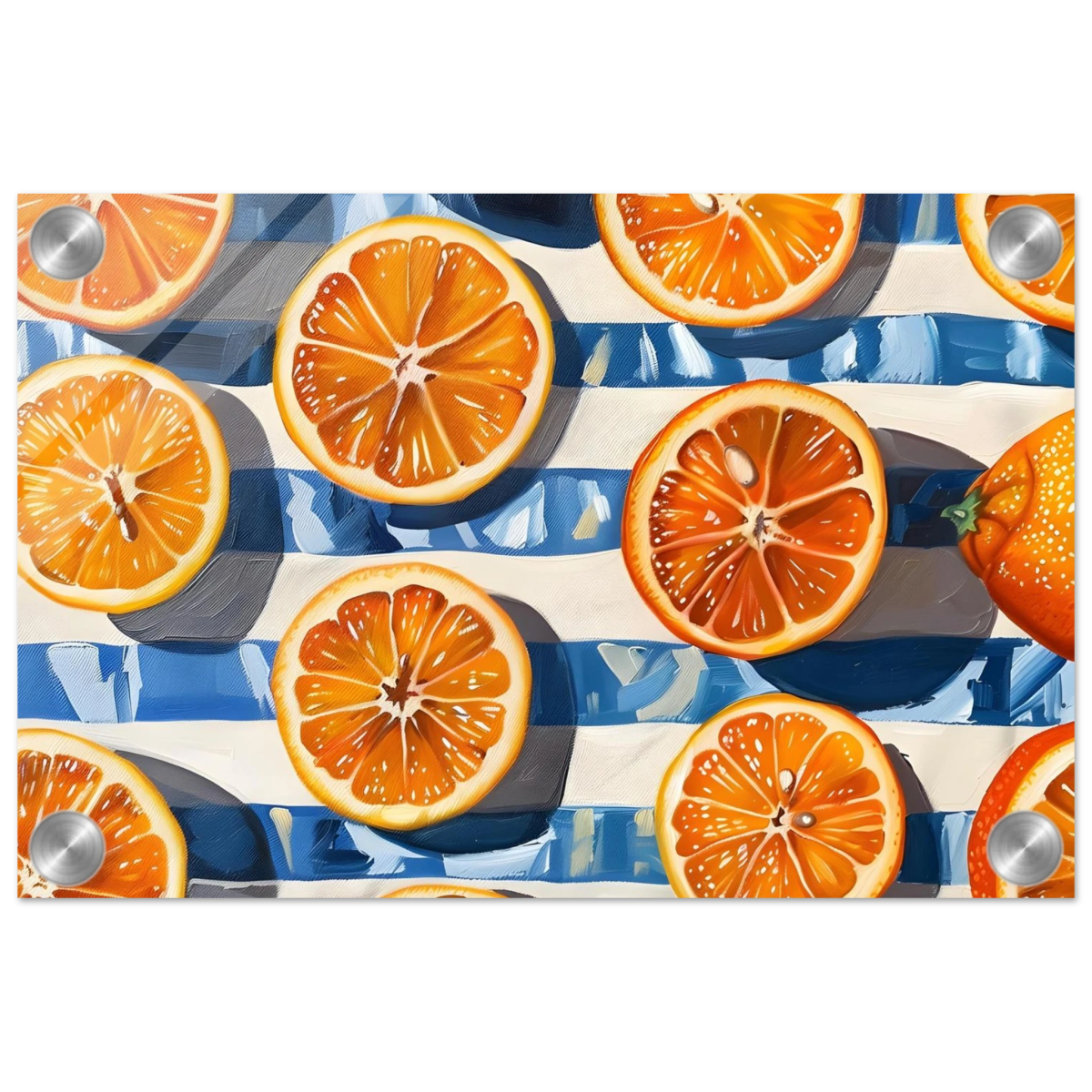 “Citrus Splash” | Wall Art Print - Acrylic Print - 20x30 cm / 8x12″ - 