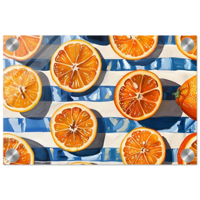 “Citrus Splash” | Wall Art Print - Acrylic Print - 20x30 cm / 8x12″ - 