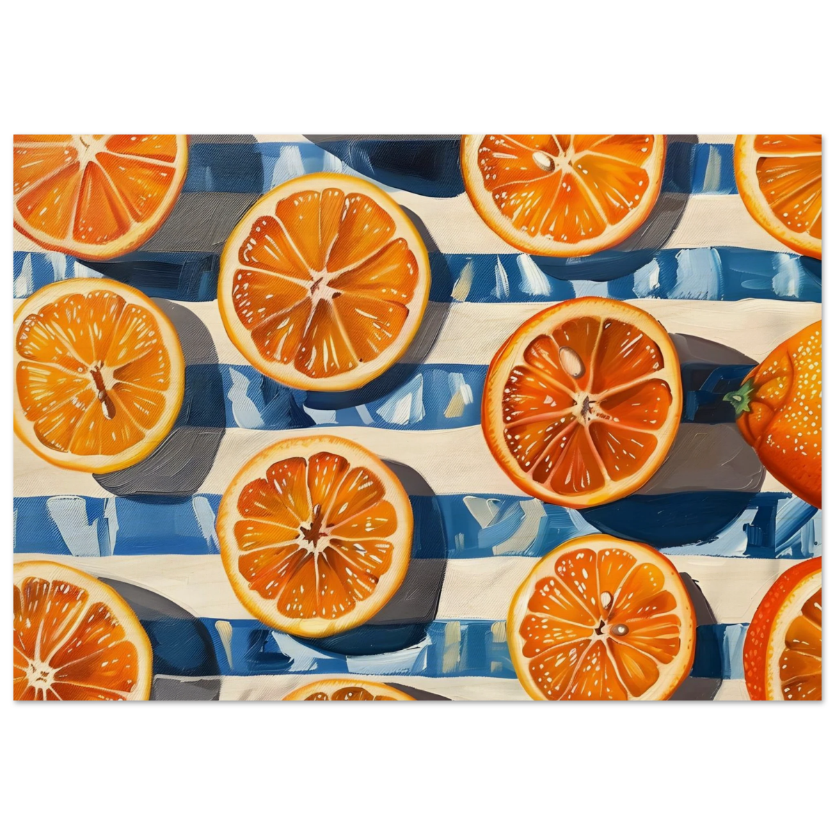 “Citrus Splash” | Wall Art Print - Wood Prints - 70x100 cm / 28x40″ - 