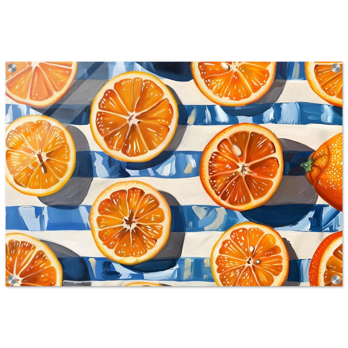 “Citrus Splash” | Wall Art Print - Acrylic Print - 50x75 cm / 20x30″ - 