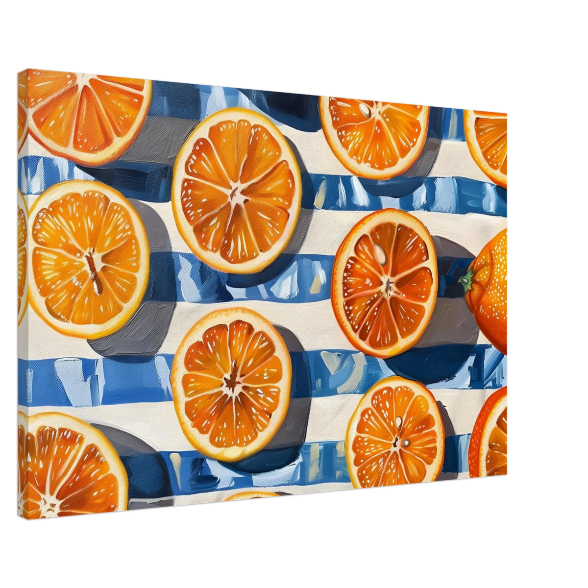 “Citrus Splash” | Wall Art Print - Canvas - 60x90 cm / 24x36″ - 