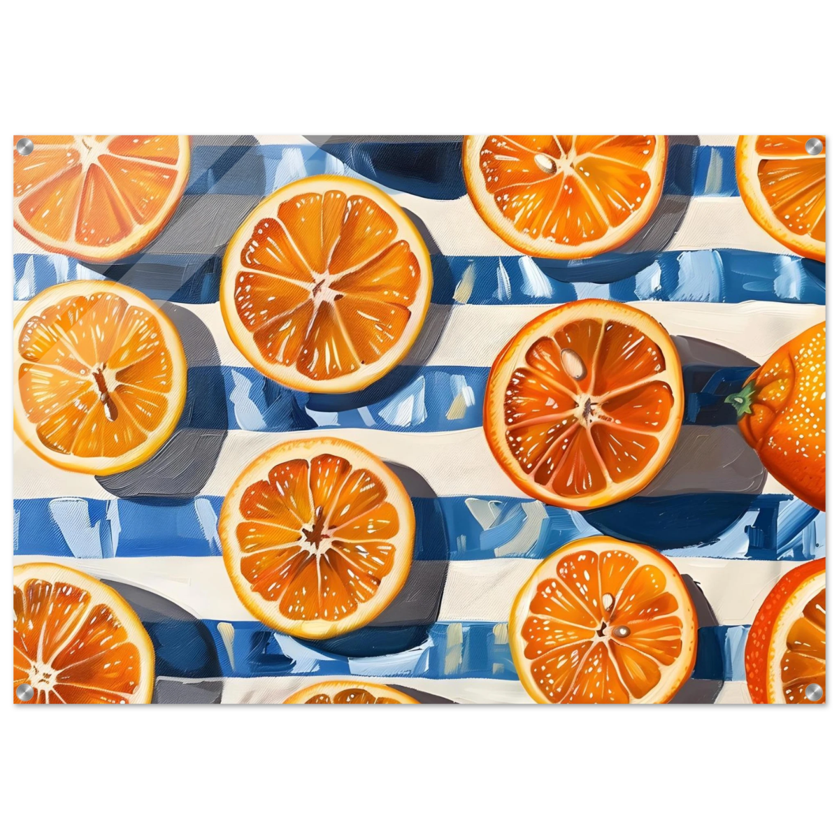 “Citrus Splash” | Wall Art Print - Acrylic Print - 70x100 cm / 28x40″ - 