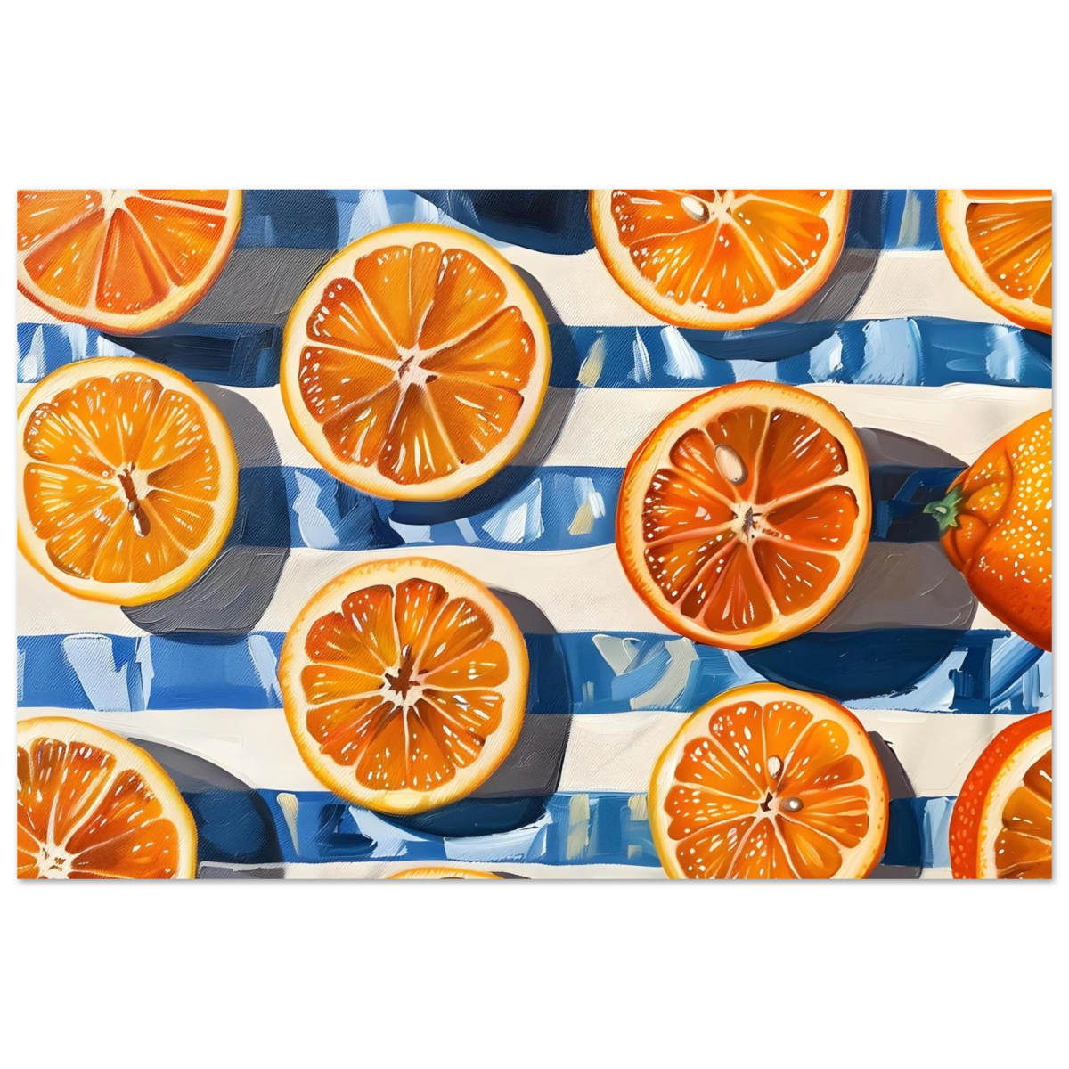 “Citrus Splash” | Wall Art Print - Fine Art Poster - 60x90 cm / 24x36″ - 