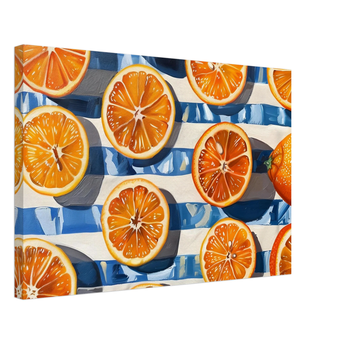 “Citrus Splash” | Wall Art Print - Canvas - 40x60 cm / 16x24″ - 