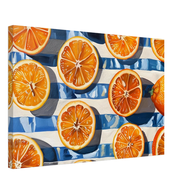 “Citrus Splash” | Wall Art Print - Canvas - 40x60 cm / 16x24″ - 