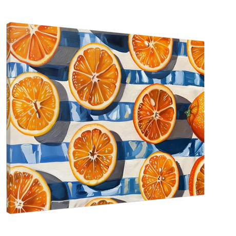 “Citrus Splash” | Wall Art Print - Canvas - 70x100 cm / 28x40″ - 