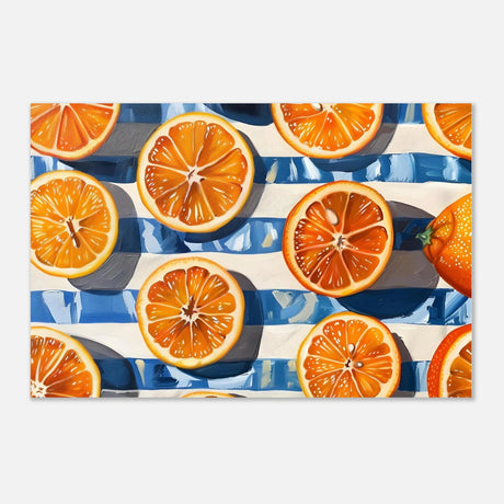 “Citrus Splash” | Wall Art Print - Aluminum Print - 30x45 cm / 12x18″ - 