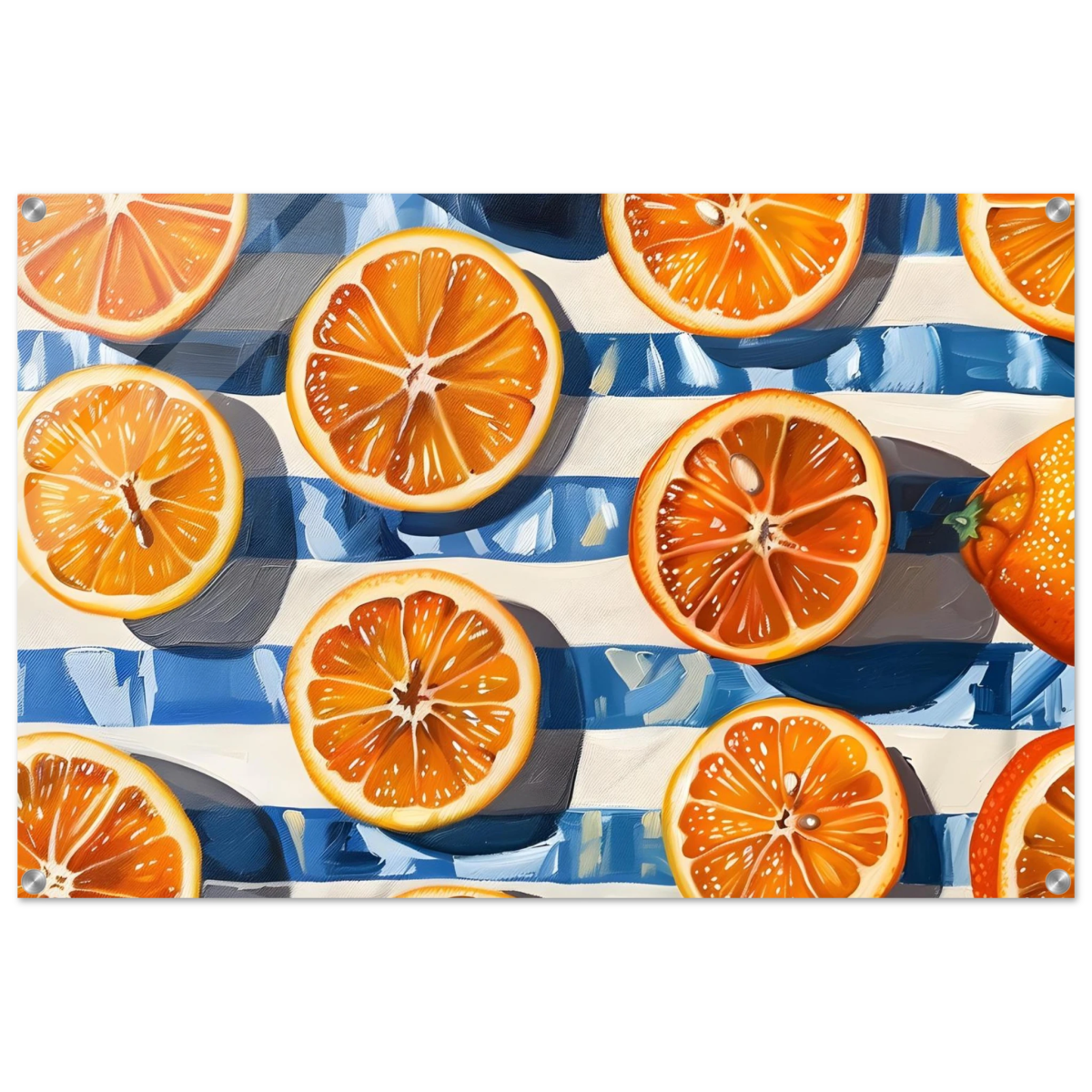 “Citrus Splash” | Wall Art Print - Acrylic Print - 60x90 cm / 24x36″ - 