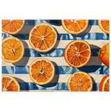 “Citrus Splash” | Wall Art Print - Wood Prints - 30x45 cm / 12x18″ - 