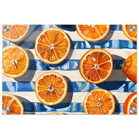 “Citrus Splash” | Wall Art Print - Acrylic Print - 30x45 cm / 12x18″ - 