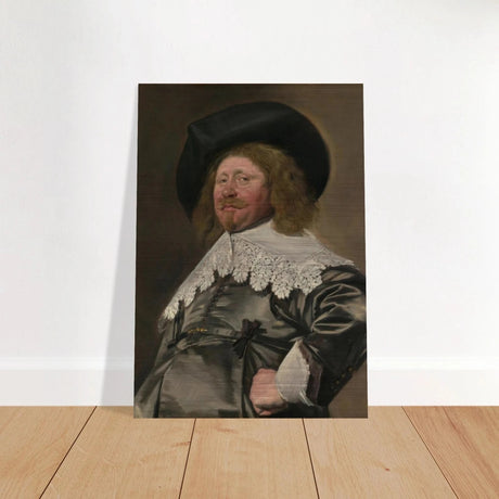 Claes Duyst van Voorhout – Portrait by Frans Hals (c.1638) Wall Art Print - Brushed Aluminum Print - 70x100 cm / 28x40″ - 