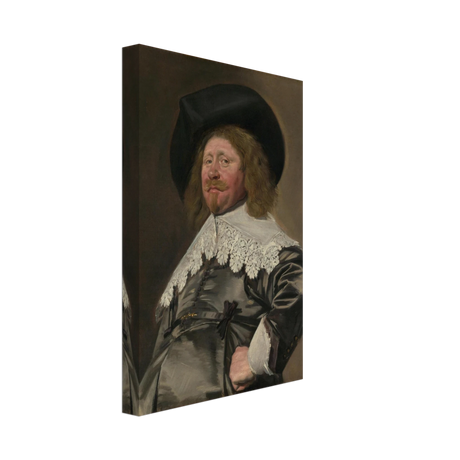 Claes Duyst van Voorhout – Portrait by Frans Hals (c.1638) Wall Art Print - Canvas - 20x30 cm / 8x12″ - 