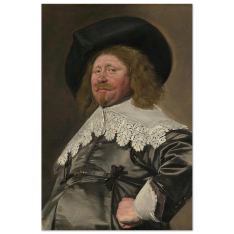 Claes Duyst van Voorhout – Portrait by Frans Hals (c.1638) Wall Art Print - Fine Art Poster - 30x45 cm / 12x18″ - 