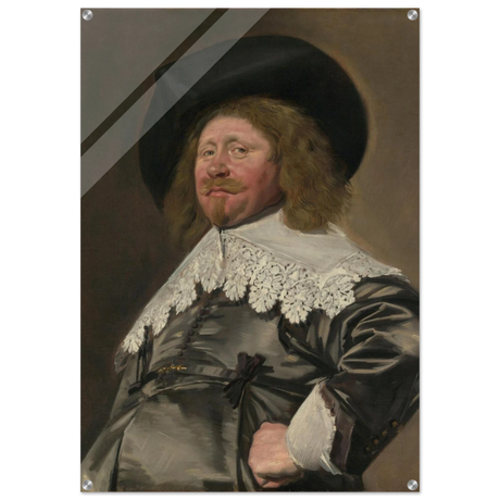 Claes Duyst van Voorhout – Portrait by Frans Hals (c.1638) Wall Art Print - Acrylic Print - 70x100 cm / 28x40″ - 