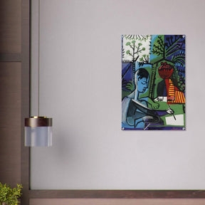 Claude and Paloma Playing by Pablo Picasso 1950 - Acrylic Print - 60x90 cm / 24x36″ - 