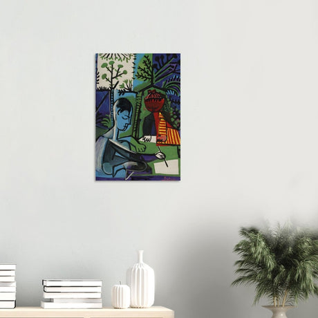 Claude and Paloma Playing by Pablo Picasso 1950 - Wood Prints - 40x60 cm / 16x24″ - 10 mm