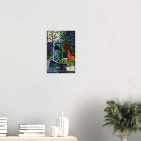 Claude and Paloma Playing by Pablo Picasso 1950 - Wood Prints - 30x45 cm / 12x18″ - 10 mm
