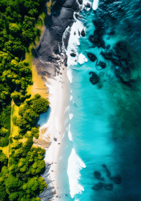 Coastal Bliss V06 | Travel Collection wall art print - Acrylic Print - 30x45 cm / 12x18″ - 