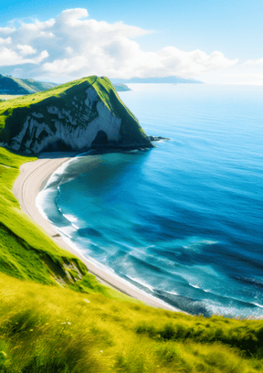 Coastal Bliss V09 | Travel Collection wall art print - Acrylic Print - 30x45 cm / 12x18″ - 