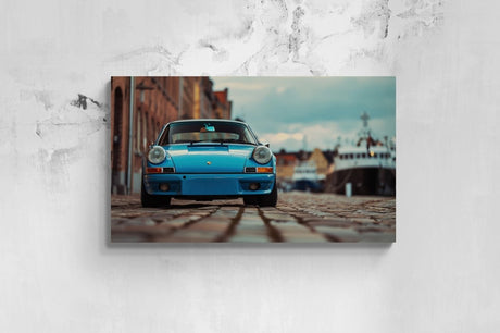 Coastal Classic | Porsche Canvas Print (50x100cm) 🏎️🌊 - Canvas - 30x45 cm / 12x18″ - 