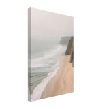 Coastal Reverie – Misty Cliffs & Gentle Shore Wall art print - Canvas - 30x45 cm / 12x18″ - 