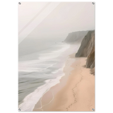 Coastal Reverie – Misty Cliffs & Gentle Shore Wall art print - Acrylic Print - 70x100 cm / 28x40″ - 
