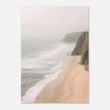 Coastal Reverie – Misty Cliffs & Gentle Shore Wall art print - Aluminum Print - 70x100 cm / 28x40″ - 