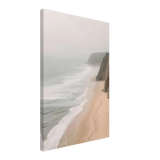Coastal Reverie – Misty Cliffs & Gentle Shore Wall art print - Canvas - 40x60 cm / 16x24″ - 