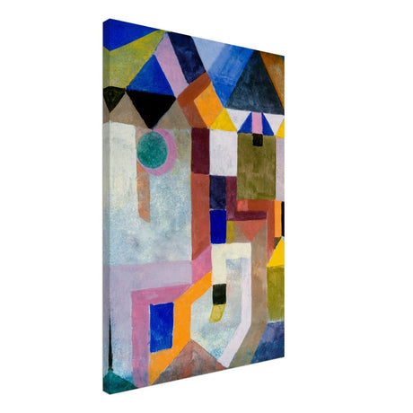 Colorful Architecture by Paul Klee - Canvas - 50x75 cm / 20x30″ - Slim