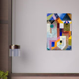 Colorful Architecture by Paul Klee - Acrylic Print - 60x90 cm / 24x36″ - 