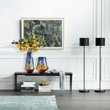 Colorful Gradient Glass Vase – Modern Hydroponic Decorative Flower Vase - Large - 