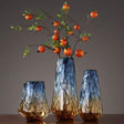 Colorful Gradient Glass Vase – Modern Hydroponic Decorative Flower Vase - Large - 