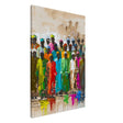 Colors of Community | Contemporary Figurative Art | wall art print - Canvas - 30x45 cm / 12x18″ - 