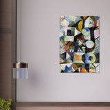 Composition with the Yellow Half - Moon and the Y by Paul Klee Abstract Wall art - Acrylic Print - 70x100 cm / 28x40″ - 