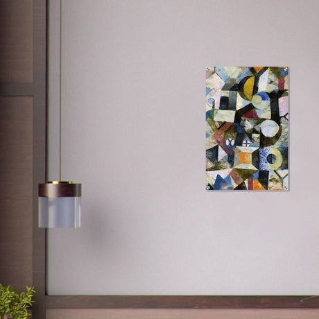 Composition with the Yellow Half - Moon and the Y by Paul Klee Abstract Wall art - Acrylic Print - 50x75 cm / 20x30″ - 
