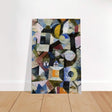 Composition with the Yellow Half - Moon and the Y by Paul Klee Abstract Wall art - Brushed Aluminum Print - 30x45 cm / 12x18″ - 