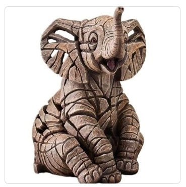 Contemporary Resin Animal Sculptures – Nature Inspired Home Décor - The elephant - 